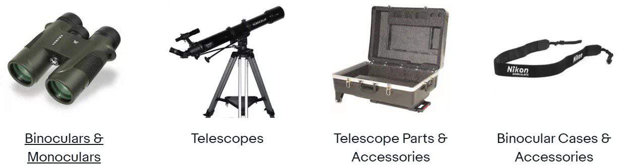 Binoculars Telescopes Recycling