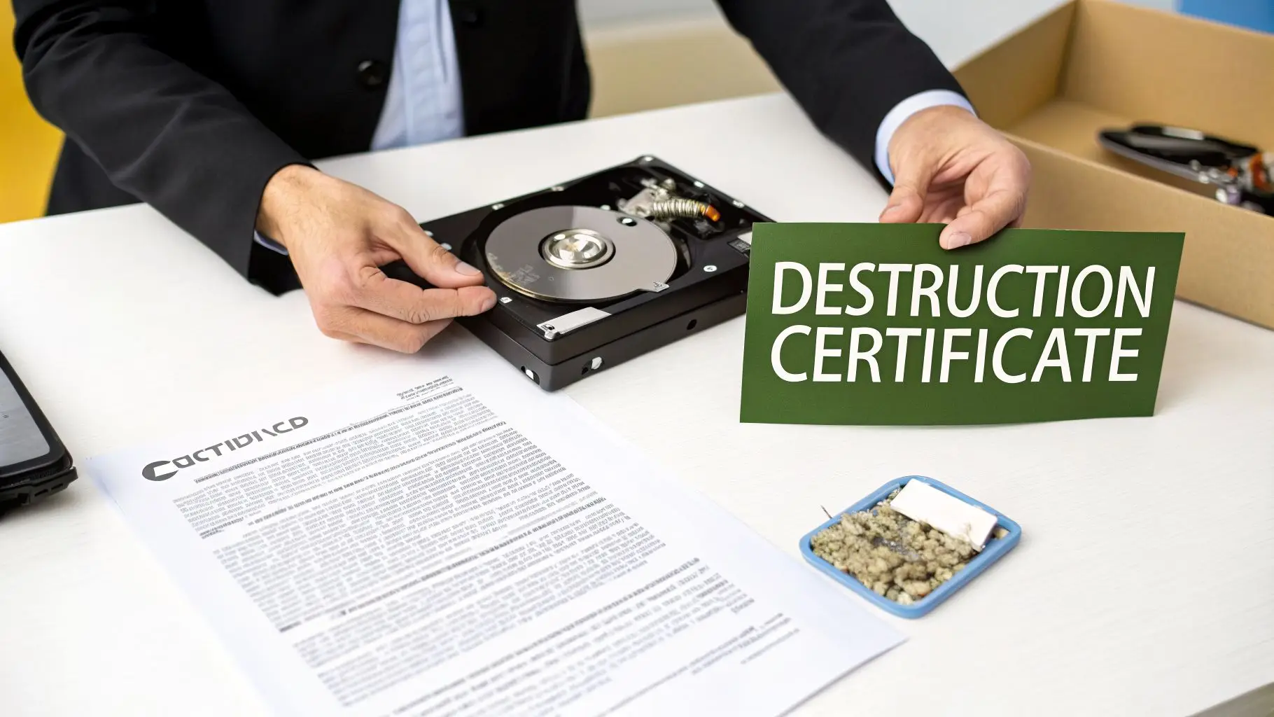 Your Guide to an HDD Destruction Certificate