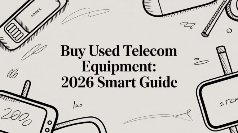 Buy Used Telecom Equipment: 2026 Smart Guide